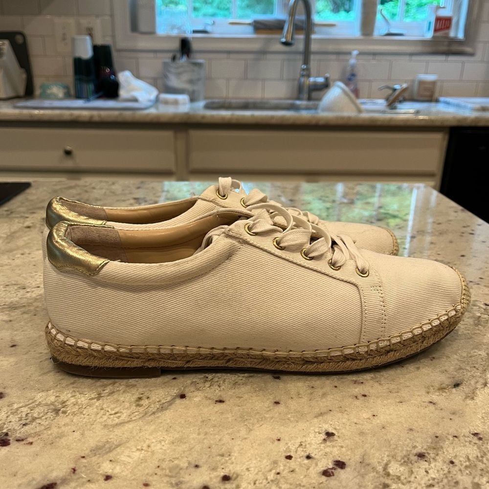 Sole Society Samree Leather & Twine Sneaker sz 11 EUC